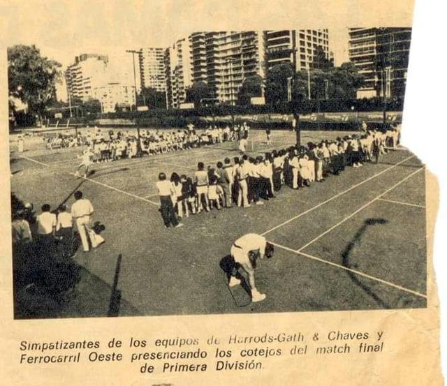 Año 1981 - Finales Interclubes Primera libre - Caballeros vs Ferrocarril Oeste - Damas vs Argentino